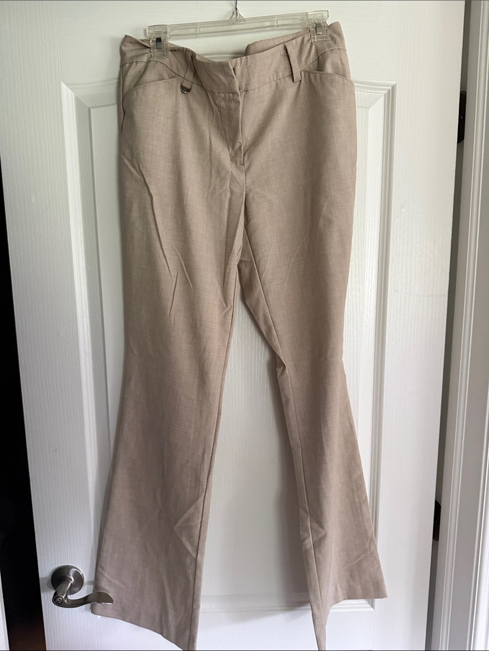 New York & Company Beige Stretch Pants